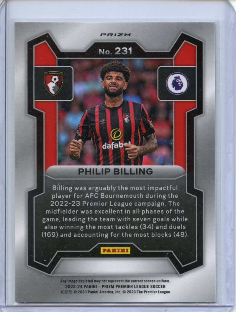 2023-24 Prizm Premier League Philip Billing Breakaway Prizm