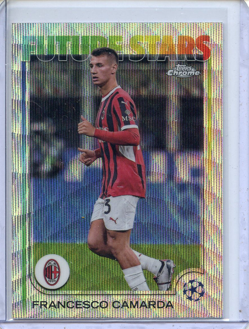 2024-25 Topps Chrome UEFA Club Comps Francesco Camarda Wave