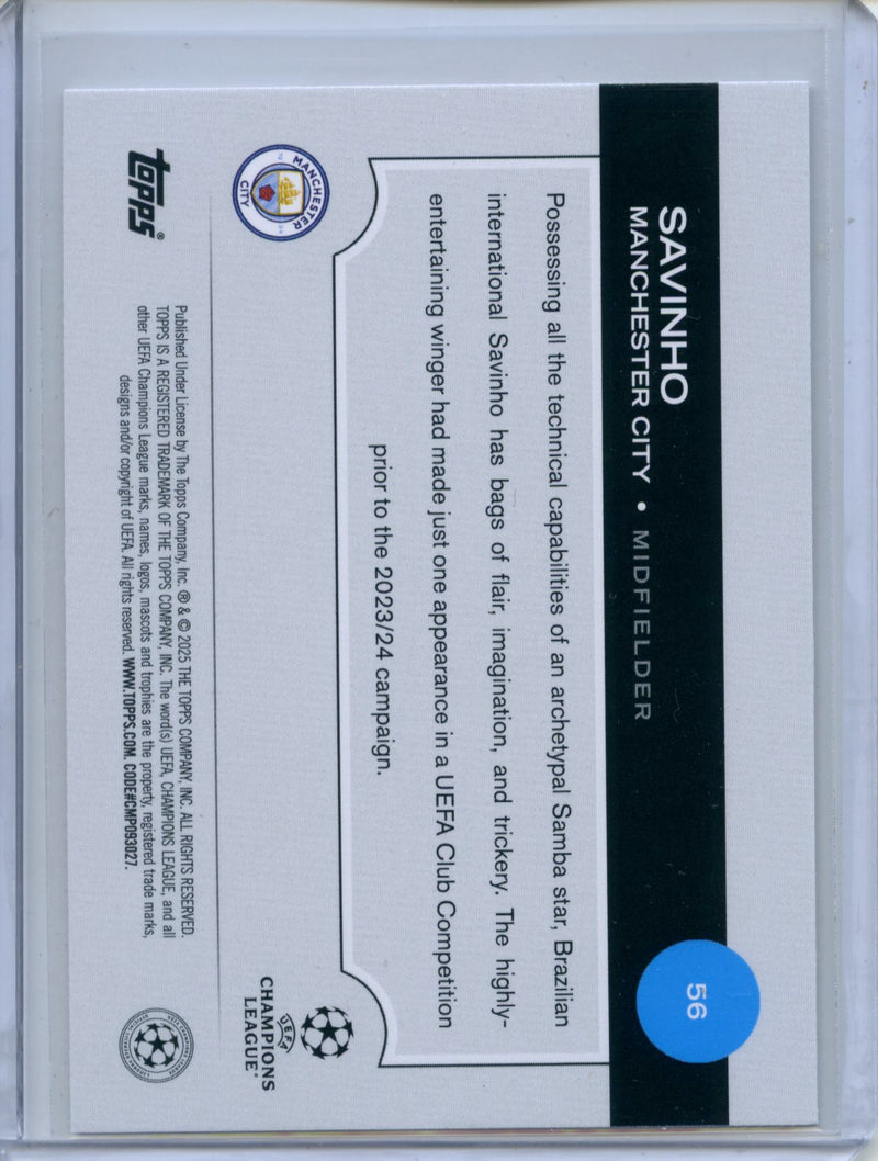 2024-25 Topps UEFA CC Savinho