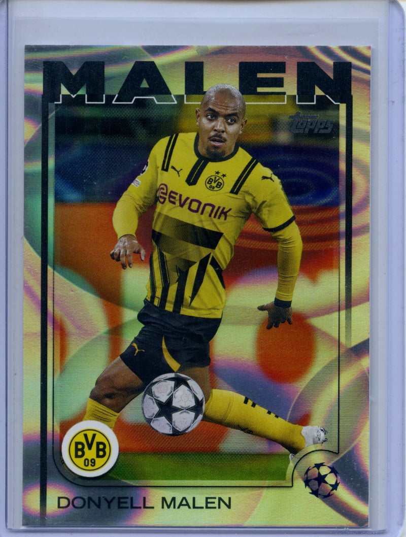 2024-25 Topps UEFA CC Donyell Malen Rain Drops