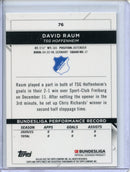 2021-22 Topps Finest Bundesliga David Raum