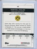 2021-22 Topps Finest Bundesliga Donyell Malen