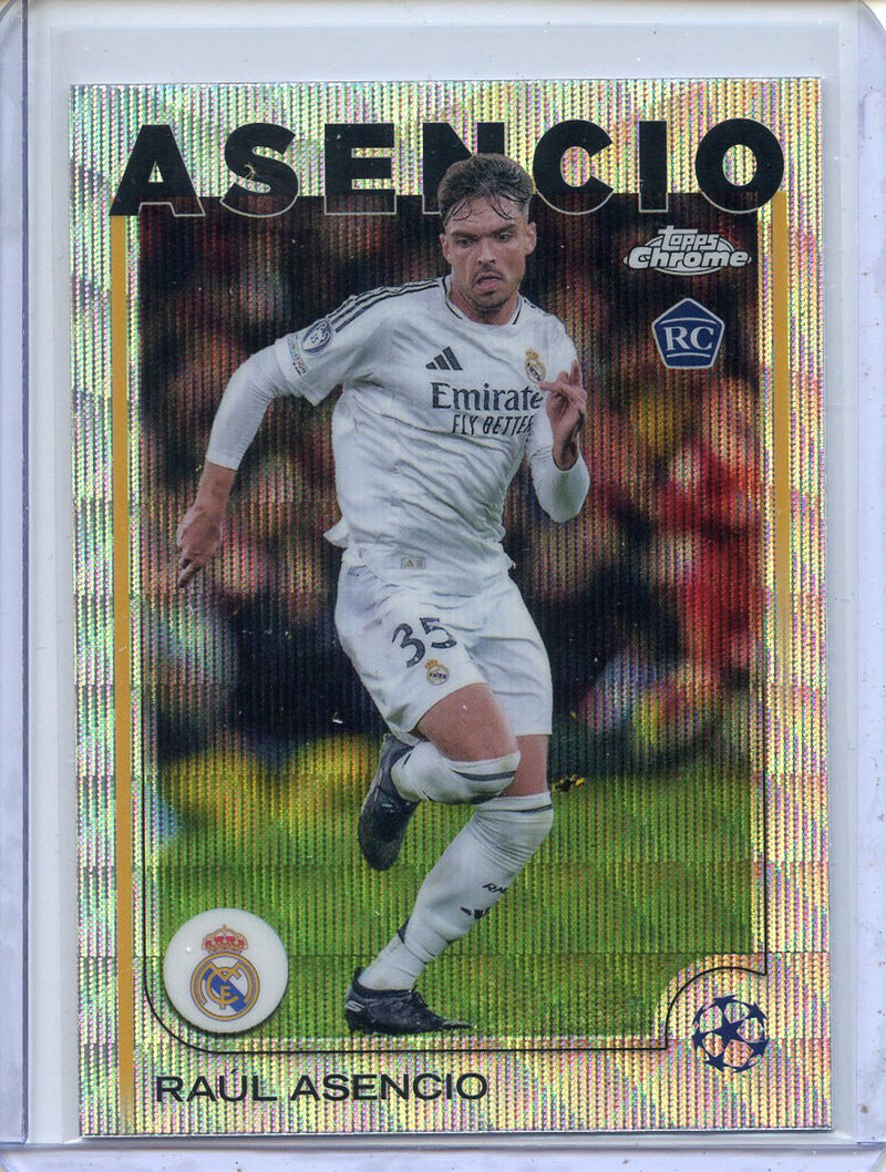 2024-25 Topps Chrome UEFA Club Comps Raul Asencio Wave