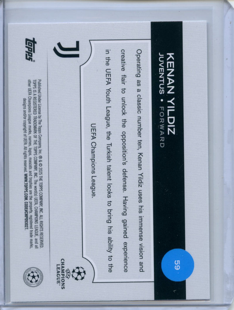 2024-25 Topps UEFA CC Kenan Yildiz