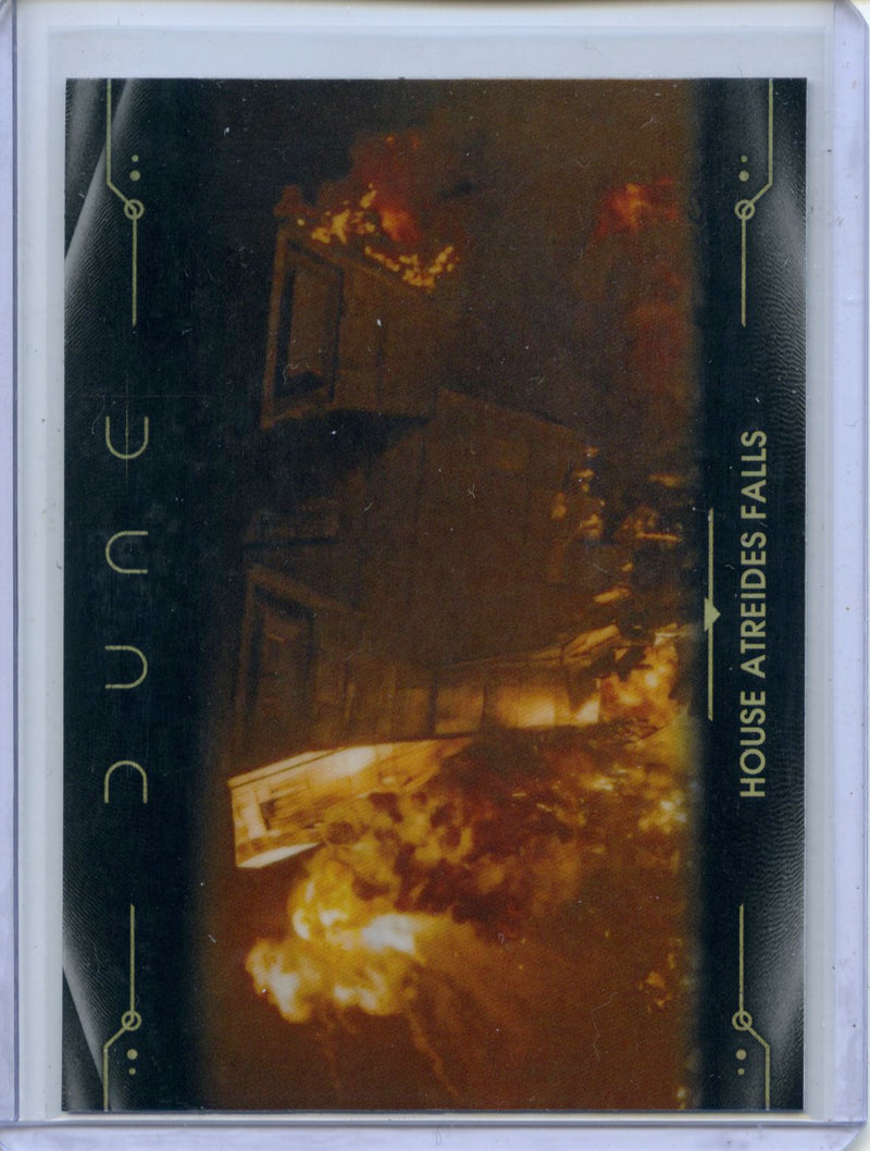 2024 Topps Dune Chrome House Atreides Falls Refractor