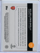 2024-25 Topps Chrome UEFA Club Comps Myles Lewis-Skelly Neon Pink Prism 133/175