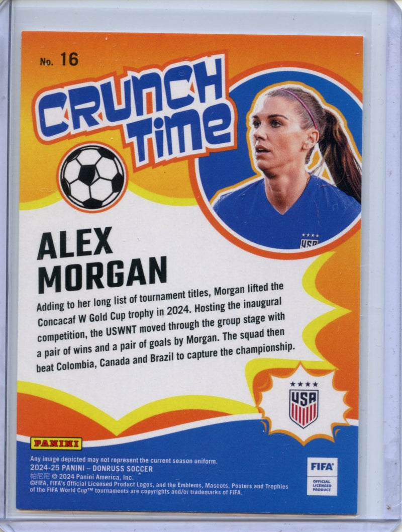 2024-25 Donruss Alex Morgan Crunch Time
