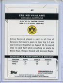 2021-22 Topps Finest Bundesliga Erling Haaland