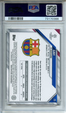 2021-22 Topps Chrome UCL Gavi Purple/Gold Starball Refractor