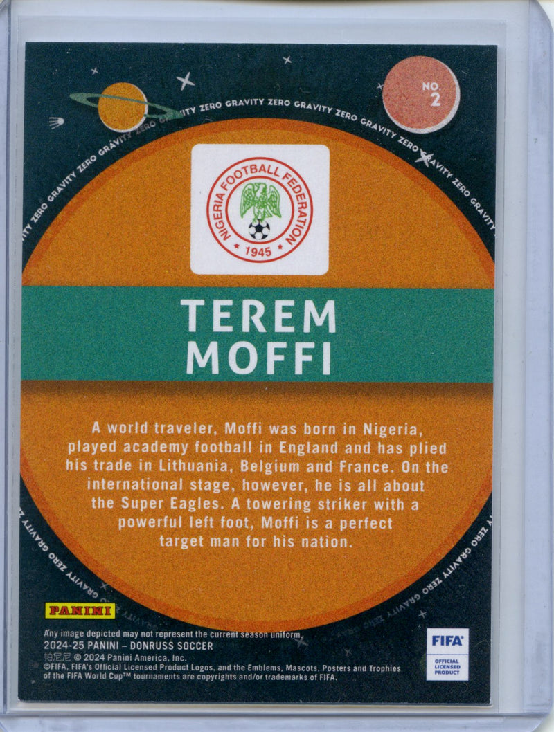 2024-25 Donruss Terem Moffi Zero Gravity