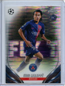 2023-24 Topps Chrome UEFA Ethan Mbappe Pulsar Refractor
