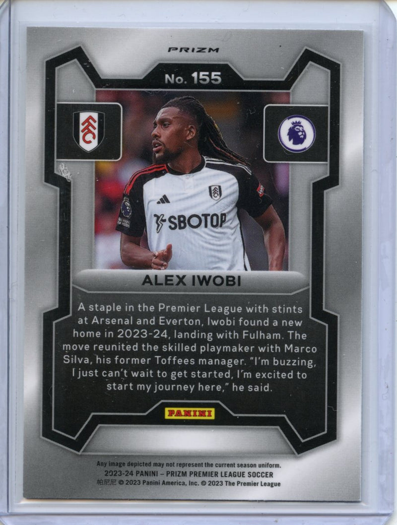 2023-24 Prizm Premier League Alex Iwobi Breakaway Prizm