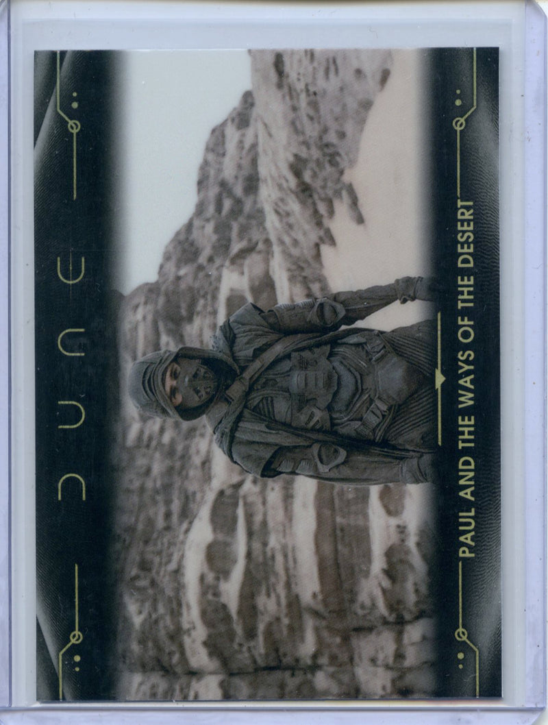 2024 Topps Dune Chrome Paul And The Ways Of The Desert Refractor