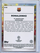 2022-23 Topps Chrome UEFA Ronaldinho Golazo