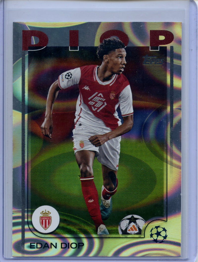 2024-25 Topps UEFA CC Edan Diop Rain Drops