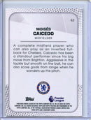 25-26 Pristine EPL Moises Caicedo Blue Refractor 45/75