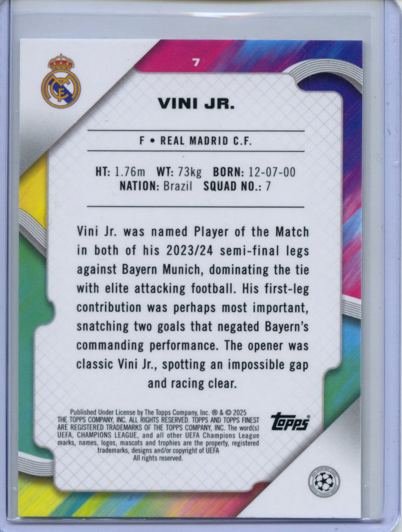 2024-25 Topps Finest UEFA Vini Jr