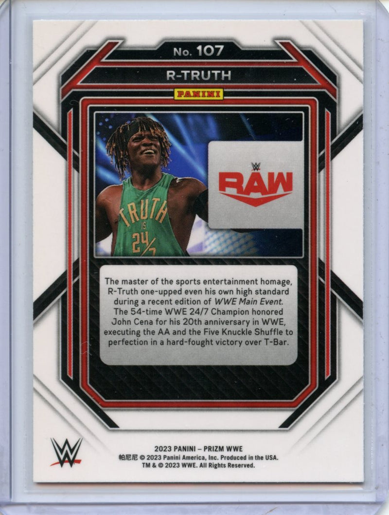 2023 Prizm WWE R-Truth