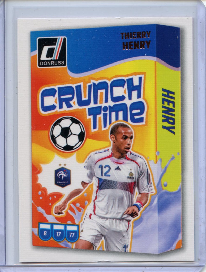 2024-25 Donruss Thierry Henry Crunch Time