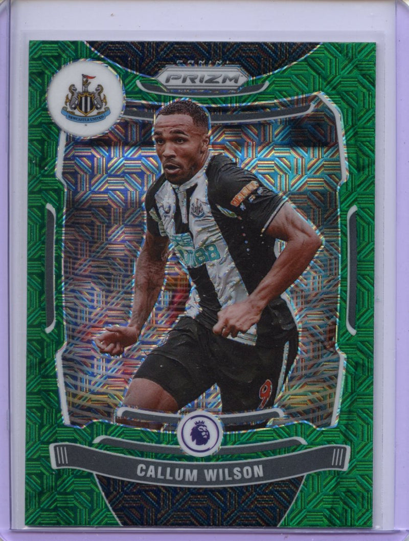 2021-22 Panini Prizm Premier League Callum Wilson Green Mojo Prizm