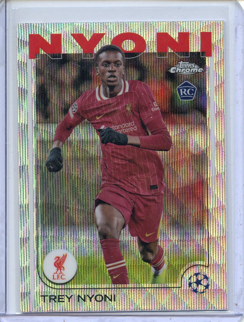 2024-25 Topps Chrome UEFA Club Comps Trey Nyoni Wave
