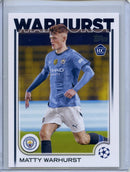 2024-25 Topps UEFA CC Matty Warhurst