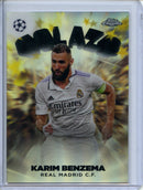 2022-23 Topps Chrome UEFA Karim Benzema Golazo
