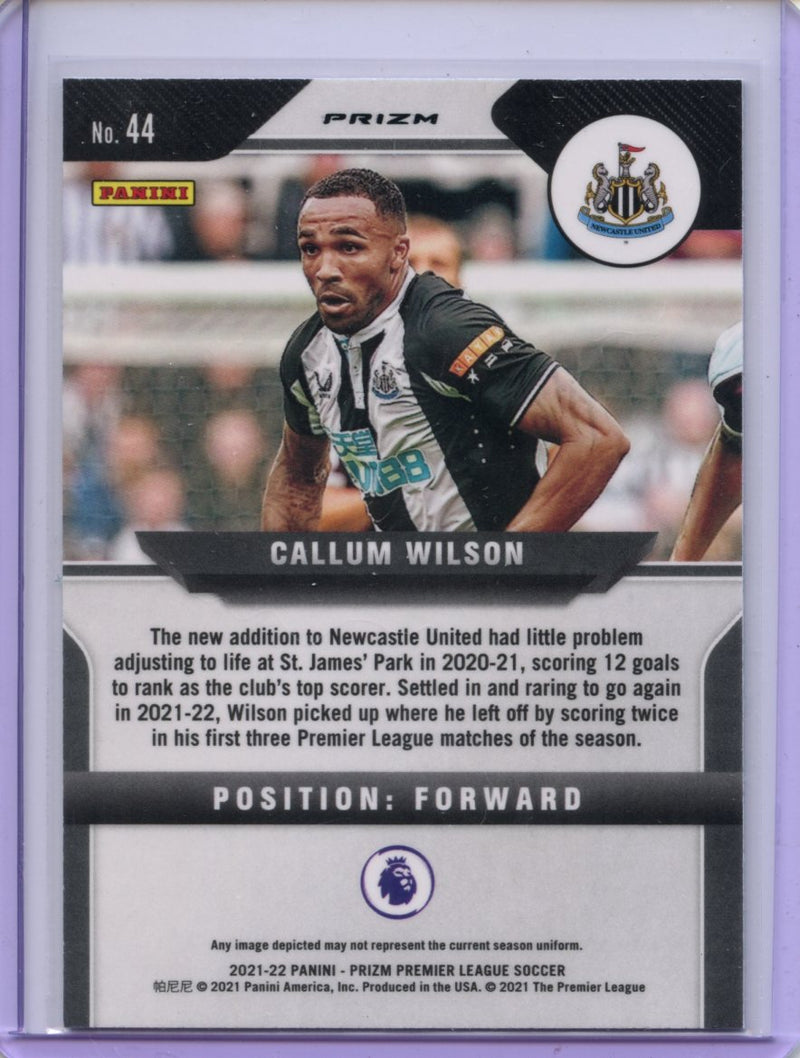 2021-22 Panini Prizm Premier League Callum Wilson Green Mojo Prizm