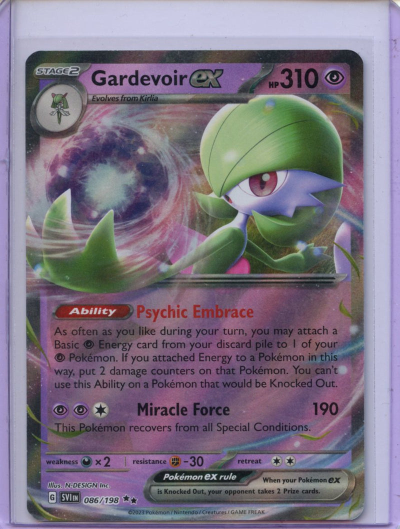 Pokemon TCG Scarlet & Violet Gardevoir EX 86/198