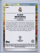 2022-23 Topps Chrome UEFA Karim Benzema Golazo