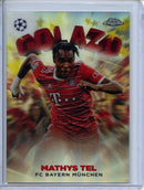2022-23 Topps Chrome UEFA Mathys Tel Golazo