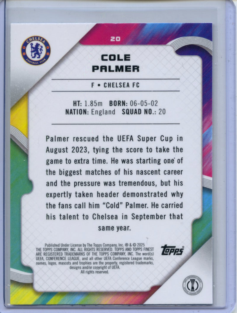 2024-25 Topps Finest UEFA Cole Palmer
