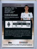 2021-22 Topps Bundesliga Stadium Club Chrome Florian Neuhaus Aqua Refractor 185/199