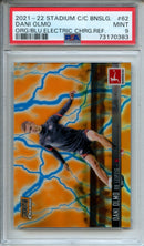 2021-22 Topps Stadium Club Chrome Bundesliga Dani Olmo Orange/Blue Electric Charge Refractor 10/10