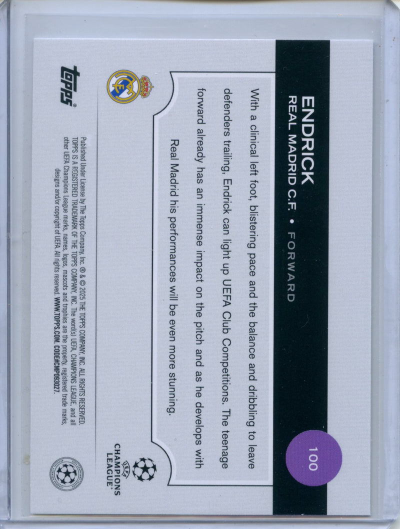 2024-25 Topps UEFA CC Endrick