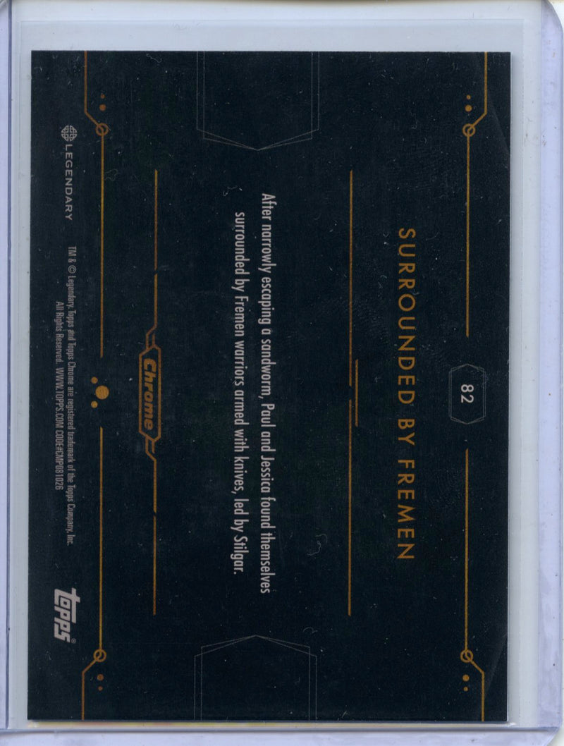 2024 Topps Dune Chrome Surrounded By Fremen Refractor