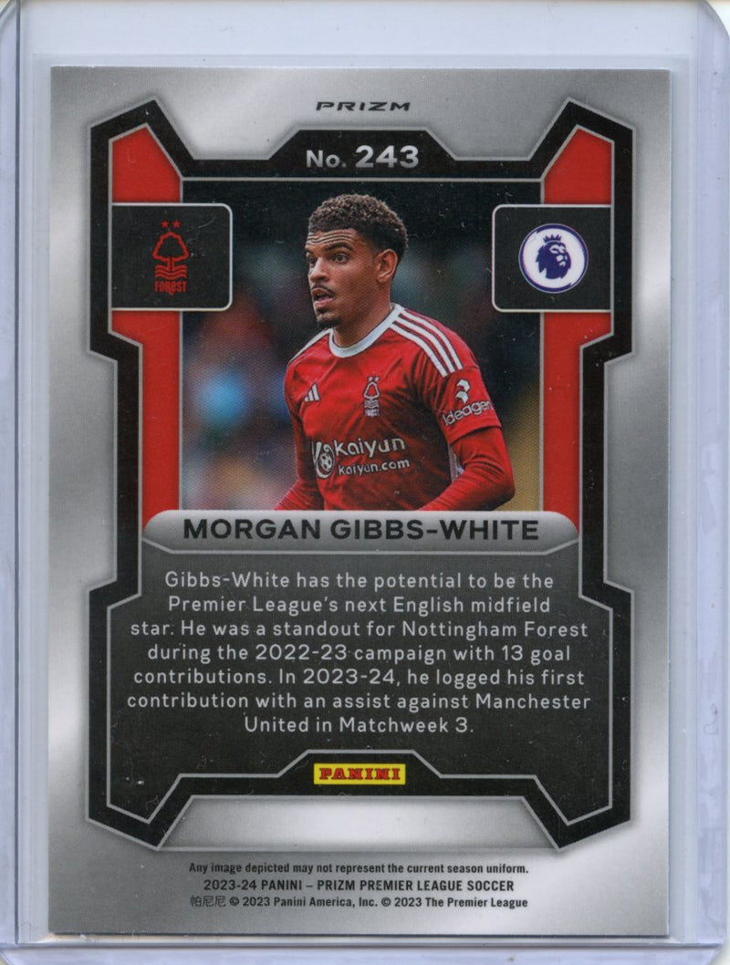 2023-24 Prizm Premier League Morgan Gibbs-White Breakaway Prizm