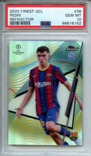 2020-21 Topps Finest UEFA Champions League Pedri Refractor