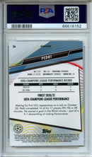 2020-21 Topps Finest UEFA Champions League Pedri Refractor