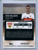 2021-22 Topps Bundesliga Stadium Club Chrome Sasa Kalajdzic Aqua Refractor 179/199