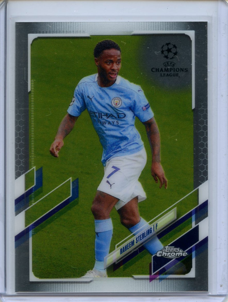 2020-21 Topps Chrome UEFA CL Raheem Sterling