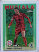 2024-25 Topps Chrome UEFA Club Comps Jamal Musiala Aqua 192/199