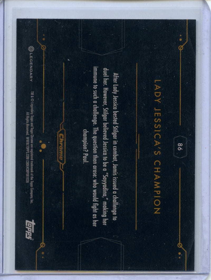 2024 Topps Dune Chrome Lady Jessica's Champion Refractor