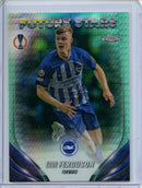 2023-24 Topps Chrome UEFA Evan Ferguson Aqua Prism Refractor