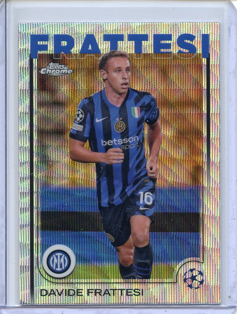 2024-25 Topps Chrome UEFA Club Comps Davide Frattesi Wave