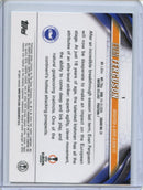 2023-24 Topps Chrome UEFA Evan Ferguson Aqua Prism Refractor