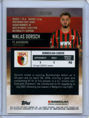 2021-22 Topps Bundesliga Stadium Club Chrome Niklas Dorsch Purple Refractor 191/299