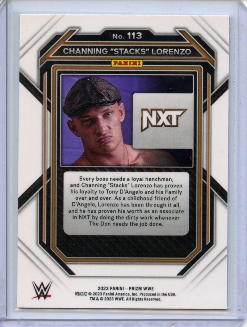 2023 Prizm WWE Channing "Stacks" Lorenzo