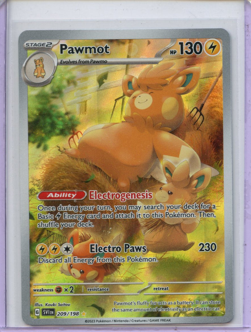 Pokemon TCG Scarlet & Violet Pawmot 209/198