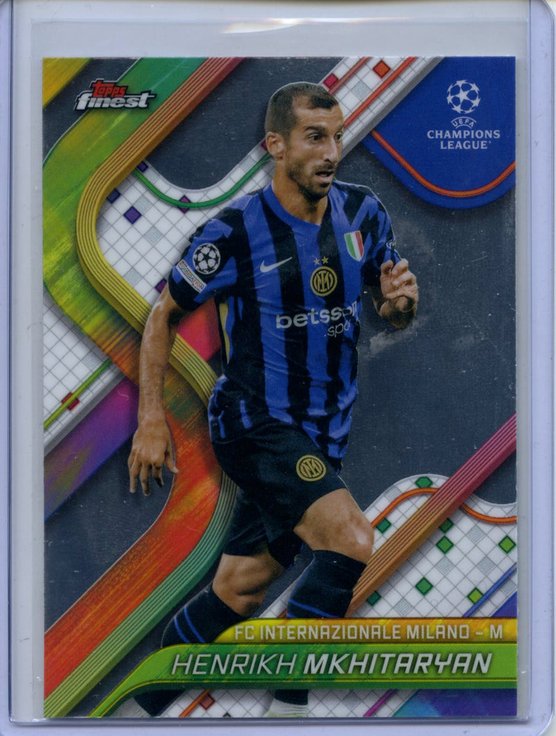 2024-25 Topps Finest UEFA Henrikh Mkhitaryan